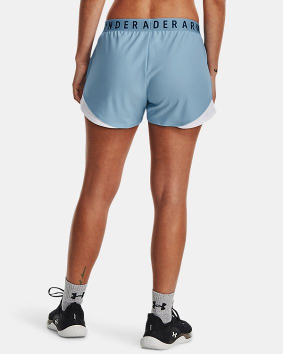 Women's UA Play Up 3.0 Shorts, Blue, pdpMainDesktop image number 1